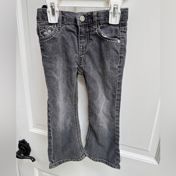 Arizona Jean Company 3T Girls Gray Heart Jeans Classic Fit Pants - Picture 1 of 8